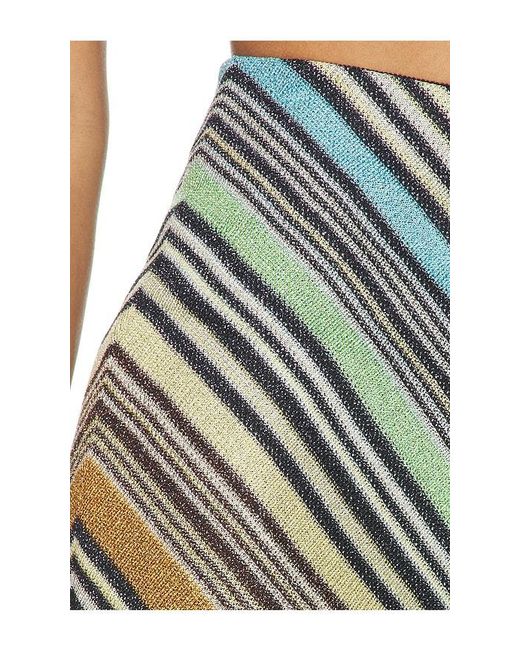 Missoni Blue Mini Skirt