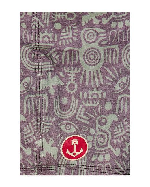 Iron & Resin Multicolor Aztec Boardshort for men