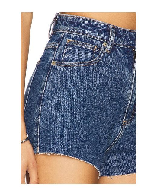 A.Brand Blue High Relaxed Short