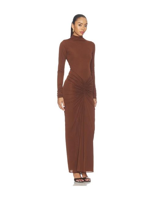 Ronny Kobo Brown Scorpio Dress