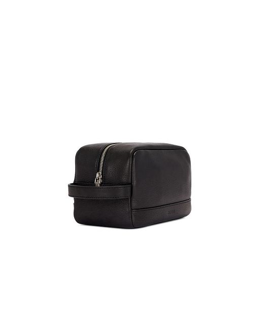 Shinola Black Zip Travel Kit for men