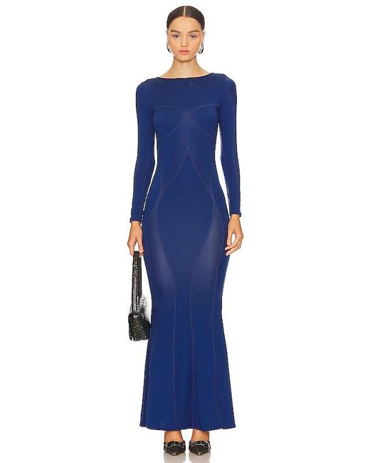 OW Collection Blue Sierra Covered Maxi Dress