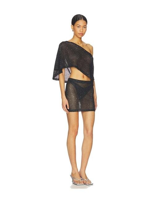 superdown Black Charlena Skirt Set