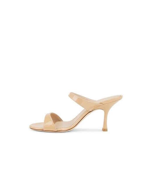 Stuart Weitzman White Nudist 85 Slide