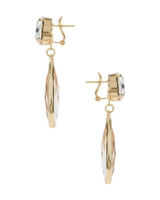 Anton Heunis Multicolor Omega Clasp Mono Colour Drop Earrings