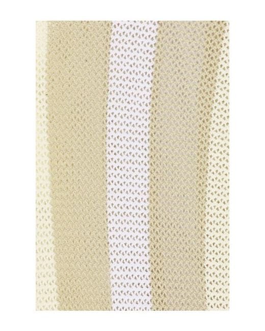 Obey White Seth Knitted Polo for men