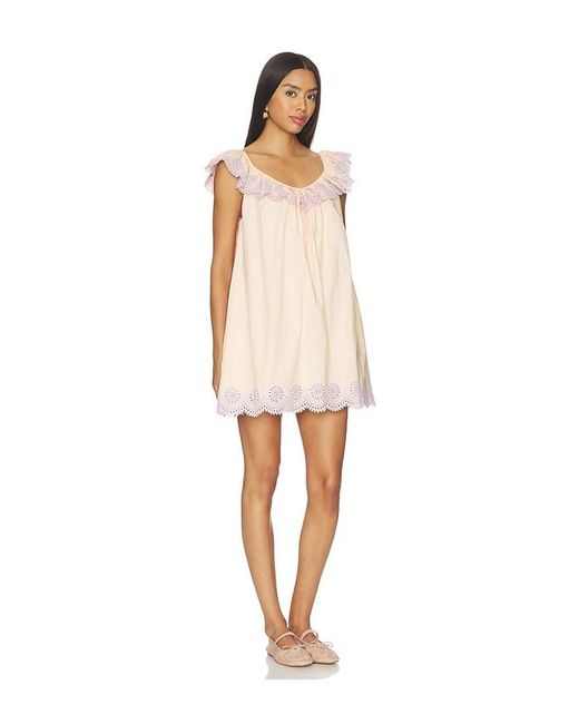 Tularosa Natural Anya Mini Dress