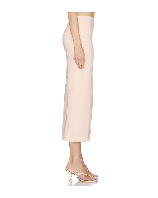 Camila Coelho White Aurora Midi Skirt