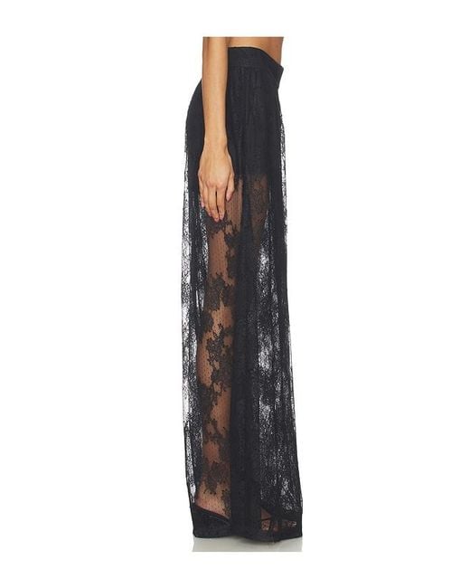 Bardot Black Hildie Wide Leg Lace Pant