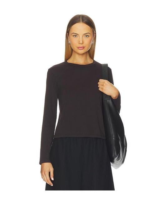 Leset Margo ロングスリーブトップ Black