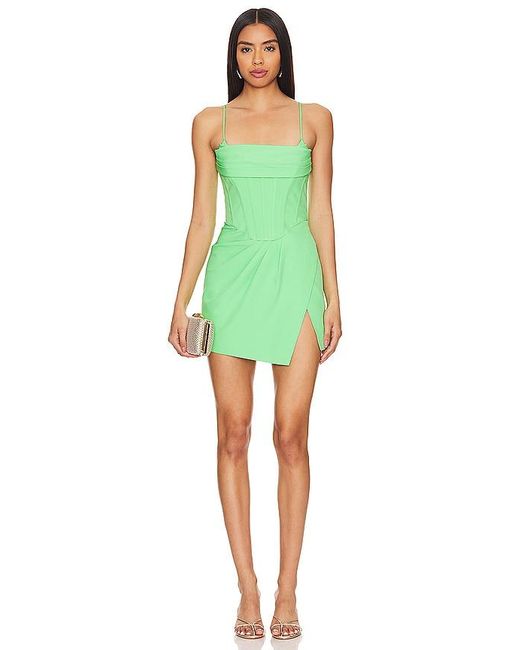 Bardot Green X Revolve Leighton Mini Dress