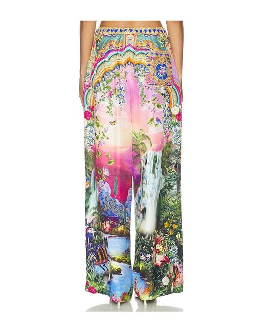 Camilla White Button Front Lounge Pant