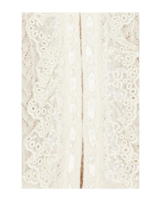 LoveShackFancy Natural Melisse Cardigan