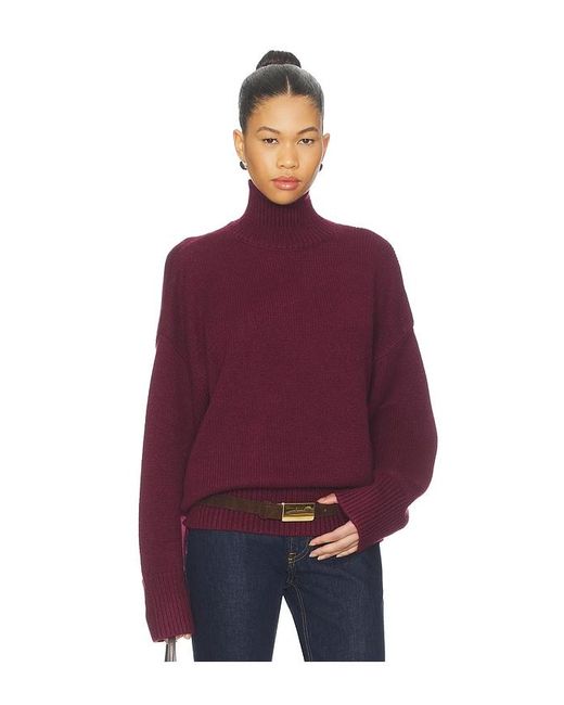 SER.O.YA Purple Elsa Turtleneck Sweater