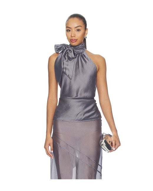 MAJORELLE Purple Tilda Top