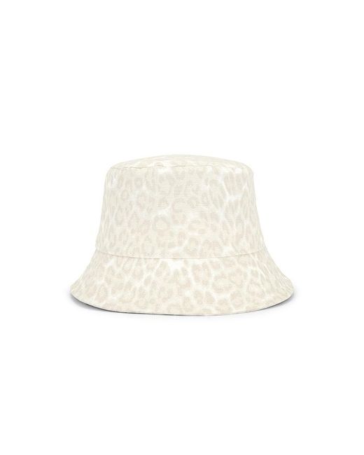Anine Bing White Nicks Bucket Hat
