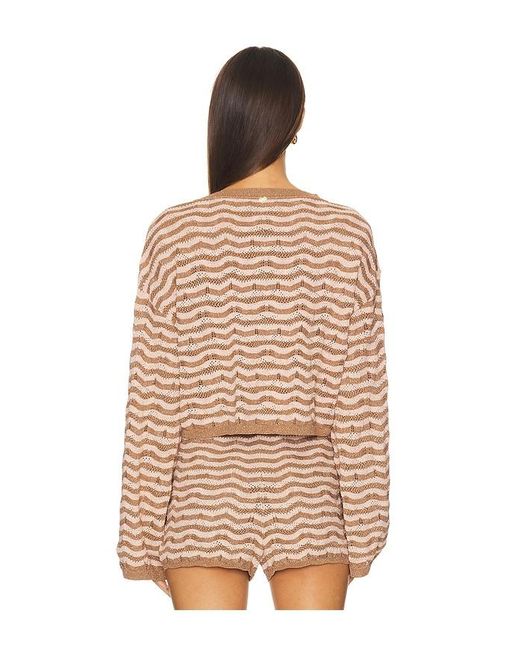 PQ Swim Natural Palmer Top