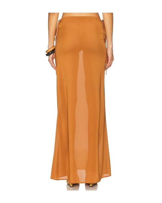 VDM Orange Evvy Tide Skirt