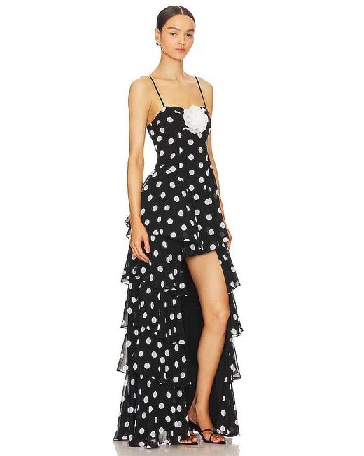 Majorelle white polka dot dress discount