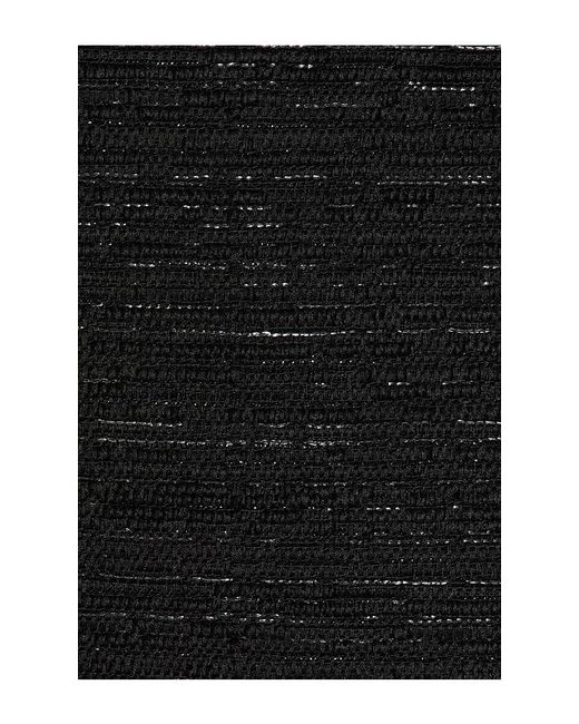 Matthew Bruch Black Apron Double-Breasted Top