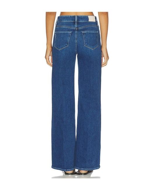 PAIGE Blue Anessa Wide Leg Jeans