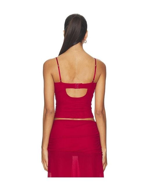Tiger Mist Red Octavia Top