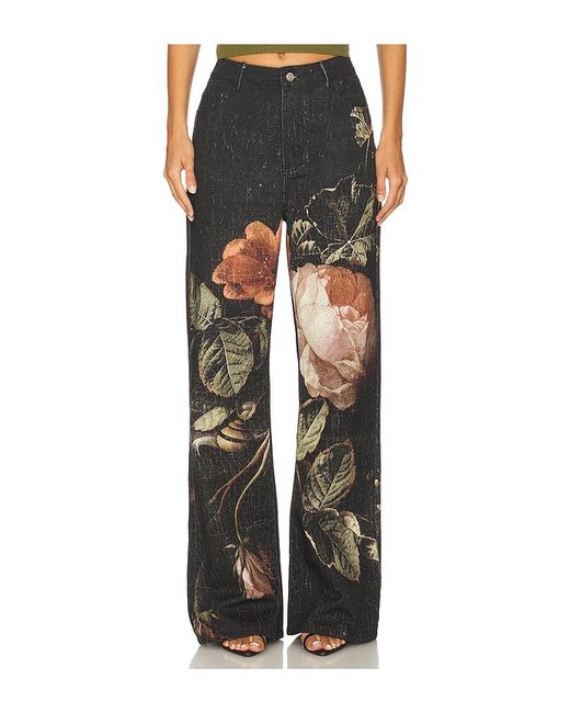 Courtney Zheng Black Anouk Printed Jeans