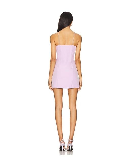La Fuori Red Fiora Mini Dress