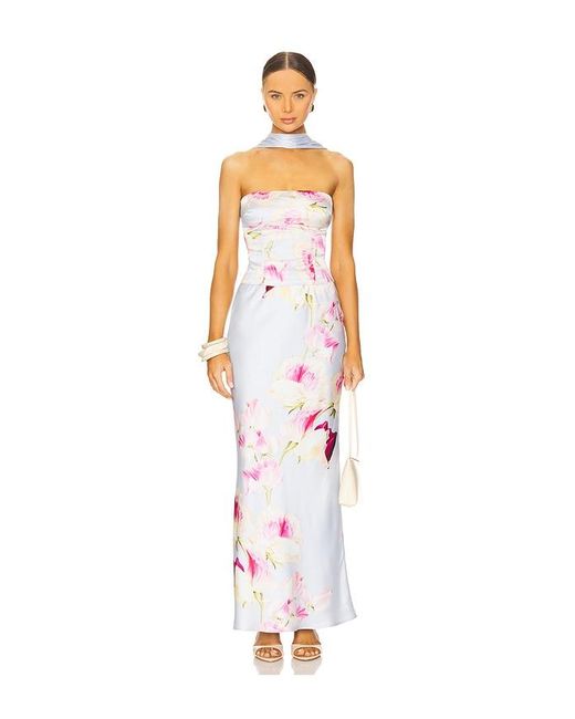 Runaway the Label White Verity Maxi Skirt