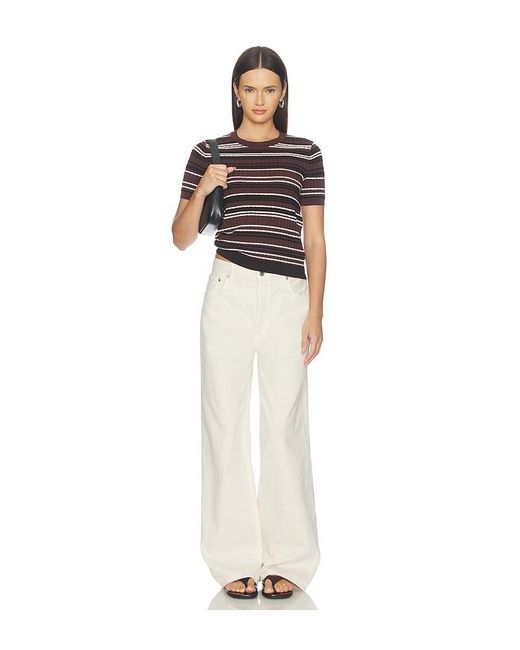 Rag & Bone Multicolor Karina Stripe Short Sleeve