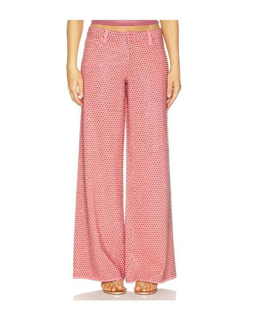Alice + Olivia Pink Amazing Baggy Jean