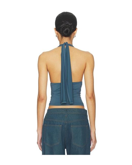 Lioness Blue Safari Halter Top