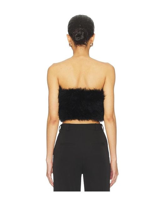GIUSEPPE DI MORABITO Black Strapless Top