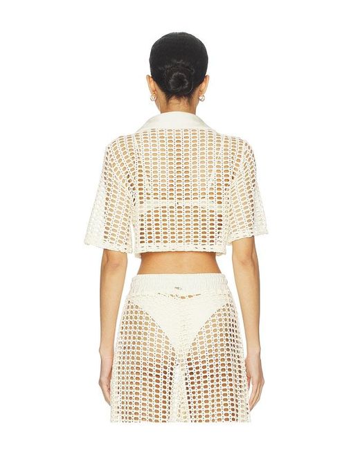 PATBO Natural Selene Mesh Shirt