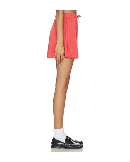 Varley Red Davina High Rise Skort