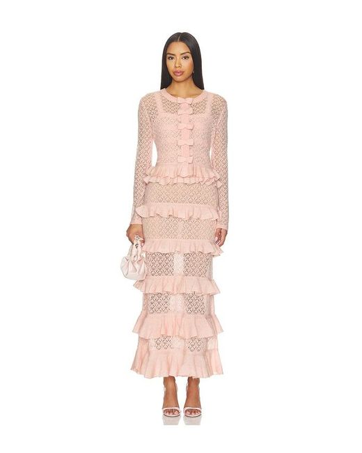 LoveShackFancy White Hannelore Dress
