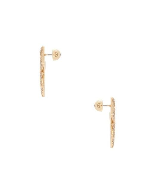 Ettika Metallic Pav? Starfish Earrings