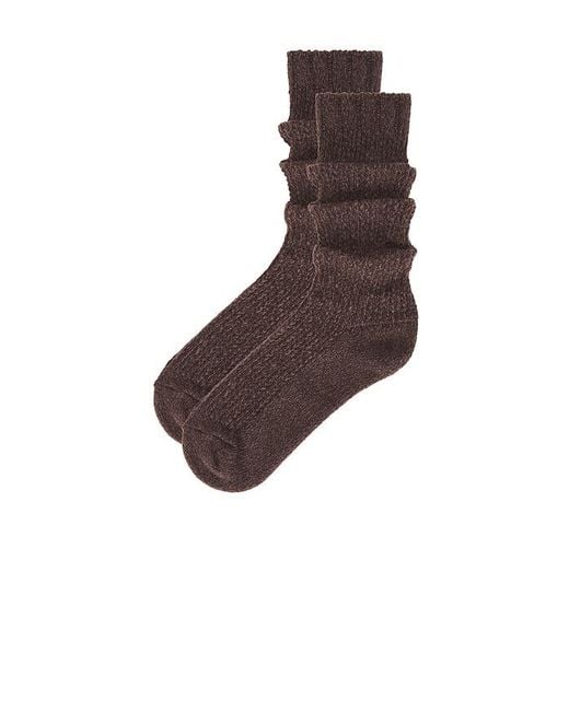 Free People Brown Socken Staple