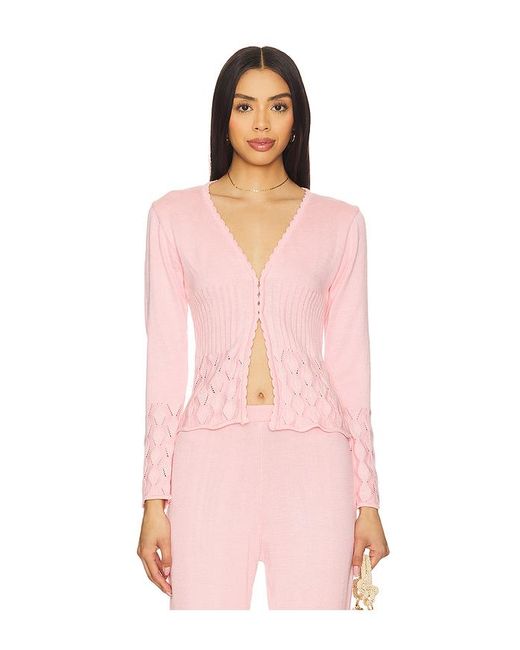 Agua Bendita Pink X Revolve Gia Cardigan