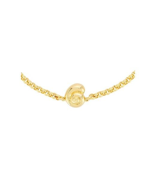 Timeless Pearly Metallic Shell Charm Bracelet