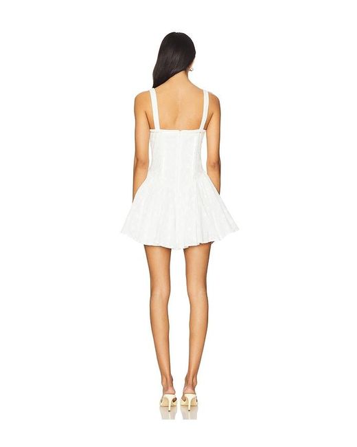 MAJORELLE White Maura Mini Dress