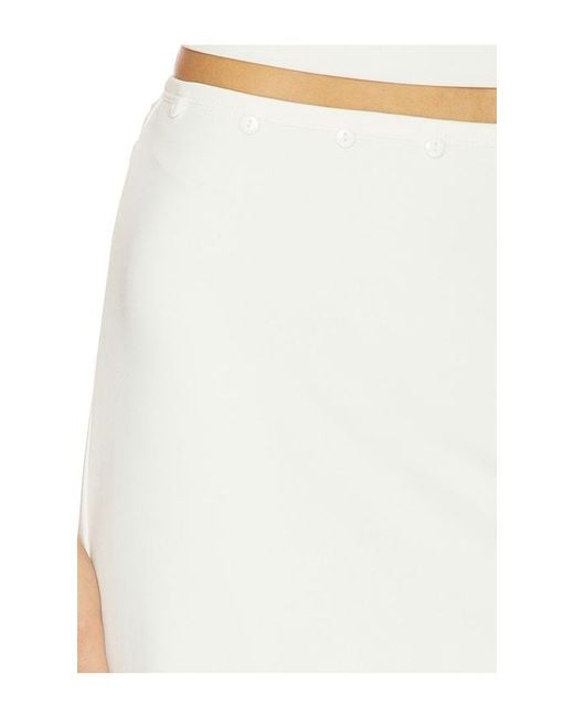 With Jean White Ella Skirt