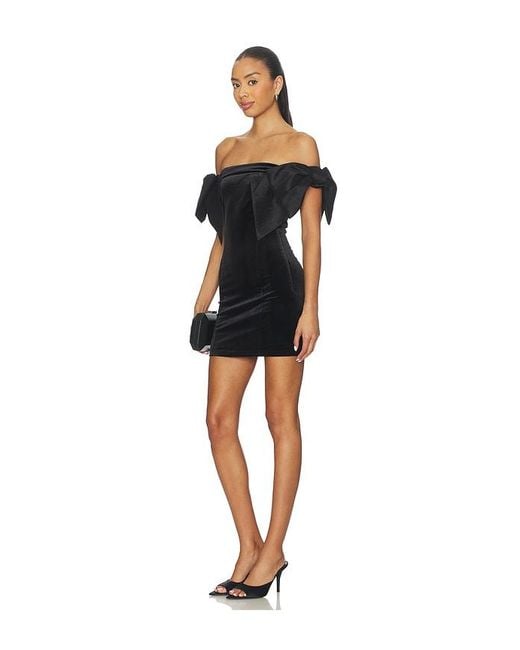 MORE TO COME Black Skylar Mini Dress