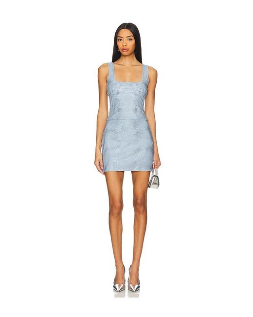 GOOD AMERICAN Blue Crystal Tank