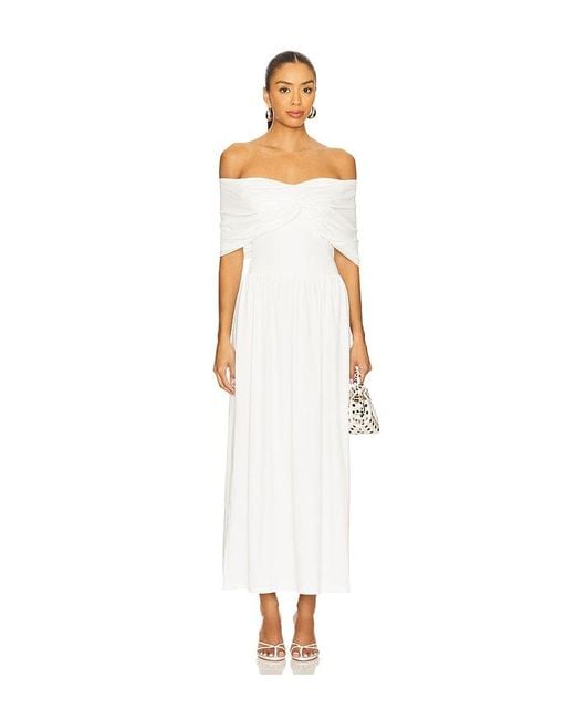 SNDY'S White Madrid Maxi Dress