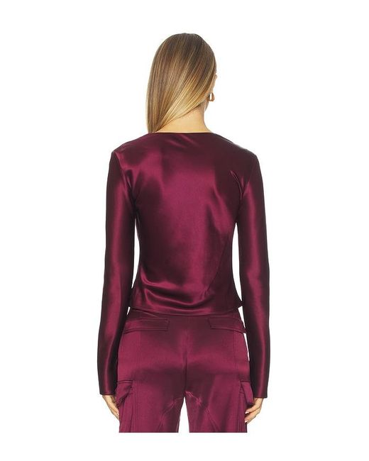 retroféte Purple Nerissa Top