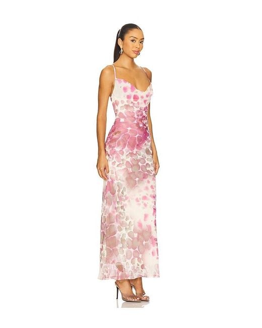 SNDY'S White X Revolve Skin Maxi Dress