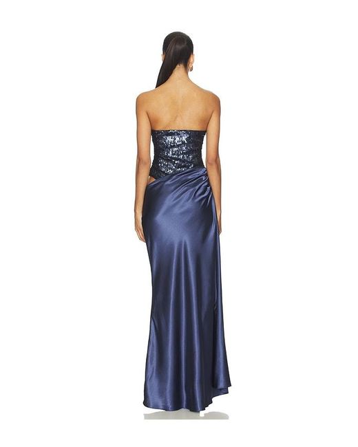 ALL THE WAYS Blue Carrie Maxi Dress