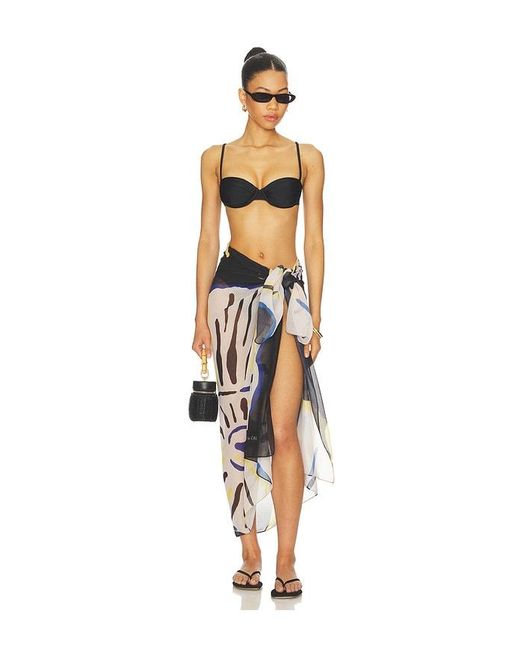 Cala De La Cruz Black Luana Sarong