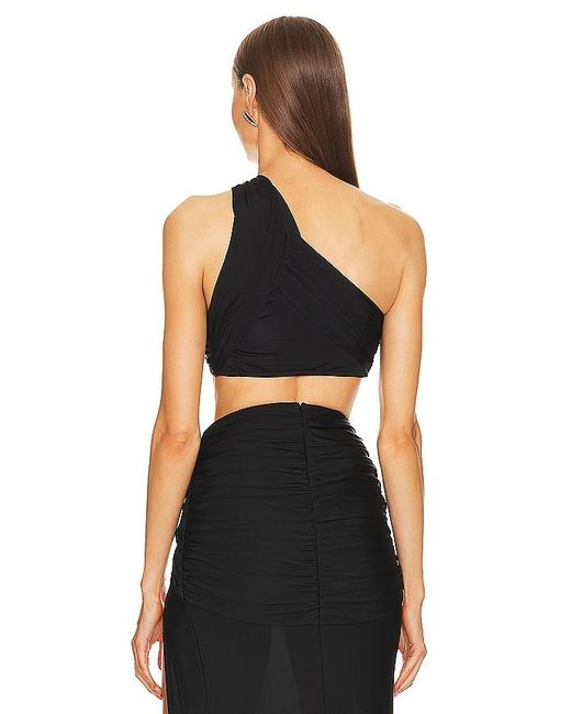 Michael Costello Black X Revolve Magnolia Top